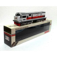 ♥BISA COD♥ Lokomotif cc201 putih orens - miniatur kereta api