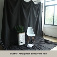 Backdrop height 3 meters X 2.4 meters photoshoot/ matte/ not shiny (3 -m x 240 cm) divider curtain b