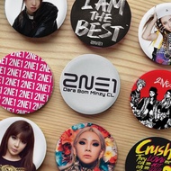 Button Badge 2NE1 Logo, CL, Bom, Dara, Minzy 58mm – “Come Back Home” Edition