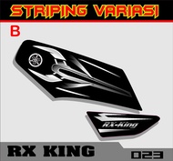 striping rx king - stiker variasi list motor rx king racing-rx king 23 - hitam