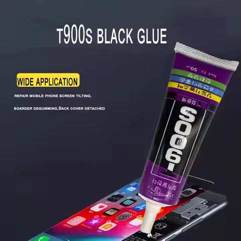 T900S 15/50/110ml Korea Soft Black Glue Component Laptop Mobile Phone LCD Display Screen Black Adhes