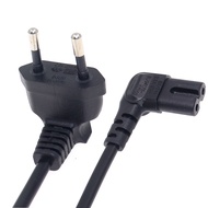 EU 2 prong to C7 Angle Converter Angle Extension Cable 2M European Schuko CEE7/16 to IEC C7 Figure 8