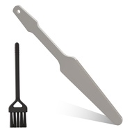 Guitar Fret File Stainless Steel Double Side Fret Crowning File Tool with Clean Brush  SHOPQJC7366