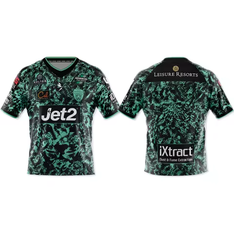 2026 England New Leigh Leopards Rugby Sports Jersey UK Mens British Rugby Casual Quick drying Traini