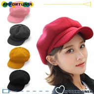 APPORTUNIA Beret Hat Fashion Baker Boy Hats Visor Hat Autmn Winter Fedora Wool Caps