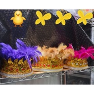 Feather crown, traditional dayak kalimantan feather head accessories