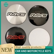 4pcs/lot 45mm 50mm 56mm 65mm Car Wheel Center Cap Emblem Sticker For RAYS Racing Wheel LOGO Hub Cap 