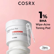 COSRX One Step Clear Pad, BHA Exfoliating Toner Pads, [70 pads]