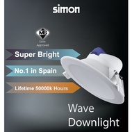 SIMON - Wave LED Downlight Round Recessed SIRIM Approved [1 Year Warranty] 12W 14W 3000K/4000K/6000K