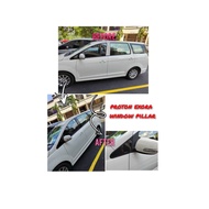 PROTON EXORA CAR CHROME DOOR WINDOW PILLAR/Front Side Mirror Cover