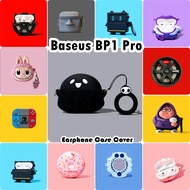 【Discount】For Baseus BP1 Pro Case Casing Soft Silicone Anti-fall Cartoon Earphone Case Cover NO.3