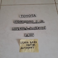 Toyota Corolla Twincam Emblem Set