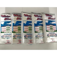 500pcs 2.5x10 White House PE Bag .0009 plastic