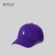 Polo Ralph Lauren หมวกผู้ชาย Cotton Chino Baseball Cap รุ่น MAPOHGS0J421810 สีม่วง