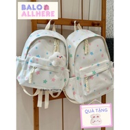 Korean Style Backpack Cute Simple Multifunctional Star Pattern BL09