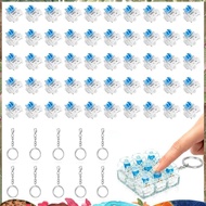 Clicky Blue Switches Keyboard Fidget Toy 50pc Keyboard Switches