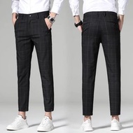 3種顏色 男裝九分褲長褲西褲