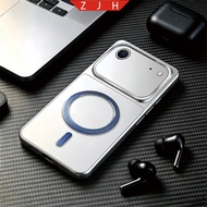 Case For iphone 17 AIR phone case Newly designed circular horizontal magnetic suction ring shockproo