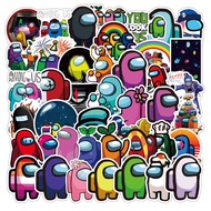 50 Pieces Among Us Stickers - Cute Decorative Decals for Notebooks, Phone Cases & Stationery
