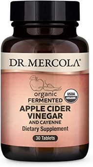 ▶$1 Shop Coupon◀  Dr. Mercola, Organic Fermented Apple Cider Vinegar and Cayenne Pepper, 30 Servings