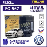 FILTON Oil Filter Volkswagen Polo V 6R1 6C1 Engine CBZB CBZC CAVE CTHE CNKA CFNB Penapis Minyak Hita