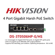 Hikvision DS-3T0506HP-E/HS Hikvision 4 Port Gigabit Harsh PoE Switch - Hikvision Harsh POE Switch