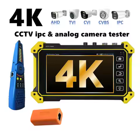 4K 8MP IPC CCTV Tester Support Dahua Hikvision Camera Testing UTP Cable Test PoE Power Output HDMI i