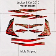 Striping Jupiter Z CW 2010 Merah - Hitam