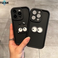 Fashion Flower 3D Doll Cute Little Black Briquettes Elf case For OPPO A3S A5 AX5 A5S AX5S A7 AX7 A12e A12S A12 Dopamine Solid Color Phone Shockproof TPU Cover