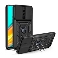 XIAOMI REDMI 9/ REDMI 9A IRING CASE MILITARY SLIDE CAMERA