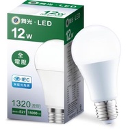 【4入組】舞光12W LED燈泡-自然光 LED-E2712NR6