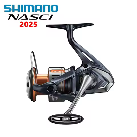 2025 SHIMANO NASCI Spinning Fishing Reel Seawater Fishing Reel BB 4-5+1 Max Drag 3-11kg Freshwater