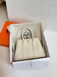 Sold ❤️全新現貨❤️ Hermes mini Garden Party 奶昔白 craie garden party 23 neo