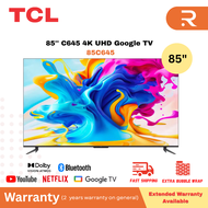 TCL 85'' C645 QLED Smart TV 85C645