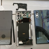 Samsung Note 10 Plus 10+ minus lcd rusak fleksibel kena seset