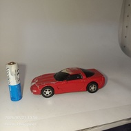 chevy corvette toymax brand loose as is with sticker marks 1:43
