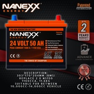 NANEXX ENERGY 24V 50AH (1150CCA) LITHIUM TECHNOLOGY BATTERY