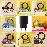 【ส่งจากไทย 25W】เคสสายชาร์จ สำหรับ ซัมซุง Samsung Power Adapter 25W สายชาร์จ ลายการ์ตูนน่ารัก  Cable Bite ตัวถนอมสายชาร์จ