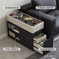 Sofa Coffee Table Side Moving Table Side Sofa Luxury Side Cabinet Dining Feel Side Light High-End Li