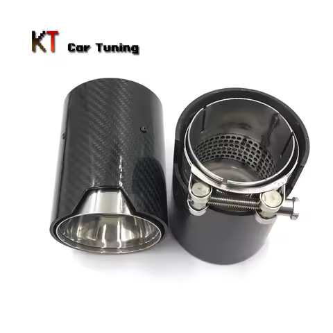 1Pcs Carbon Fiber M Performance Exhaust Tip Muffler Pipe for F87 M2 F80 M3 F82 F83 M4 F90 M5 M6 M135