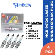 NGK 94124 Laser Iridium Spark Plug For Mazda 2/ 3/ 5/ 6/ Cx-5/ Cx-3/ Biante