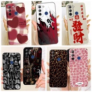 Aesthetic Cartoon Couple Heart Fashion Casing For Tecno POP 5 LTE Cases Tecno BD4 BD4i BD4a Case Mat