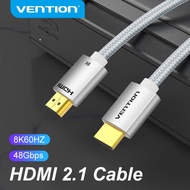 Vention HDMI 2.1 Cable 8K 60Hz 4K 120Hz High Speed 48Gbps HDMI to HDMI Cable for Laptop Monitor PC P