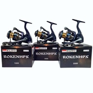 Reel Pancing Elito Roken HPX 1000–6000 – Kuat Tahan Air Laut & Performa Andal