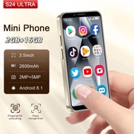 2024 New S24 Ultra 3.5" Small Smartphone Dual SIM 4G WCDMA Android 8.1 4GB+128GB GPS WIFI Portable M