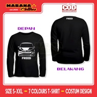 HONDA T-Shirt Freed DB Long Sleeve Automotive Shirt
