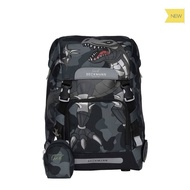 Beckmann Norwegian Classic Children's Spine Protection School Bag 22L-Cool Handsome Black Dinosaur 3