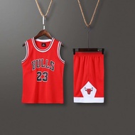 Kids Basketball Jersey Set Chicago Bulls 3XS-2XL Children Basketball Uniforms