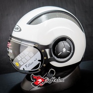 ZEUS HELMET ZS218 - ZS-218 SOLID | WHITE | ZS 218 SINGLE VISOR