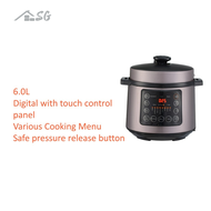 Electric Pressure Cooker EPC-N6082(BR) - 6.0L Capacity